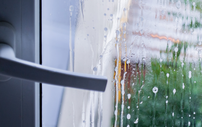 Warum trocknen beschlagene Fenster innen so langsam